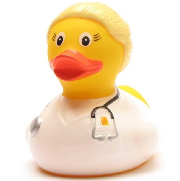 Ärztin Badeente -blond