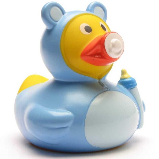 Baby Junge Badeente