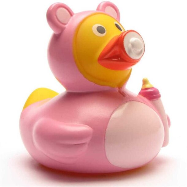 Baby Mädchen Badeente