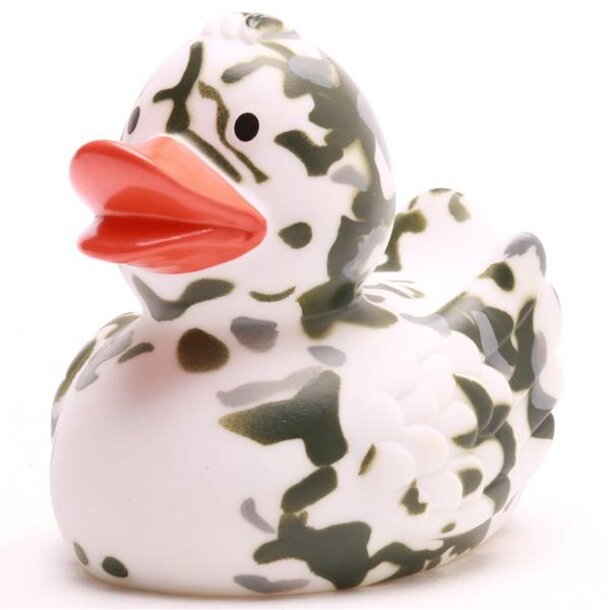 Camouflage white Badeente