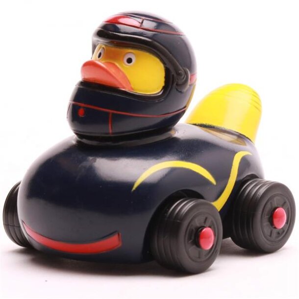 Duck on Wheels - blau Badeente