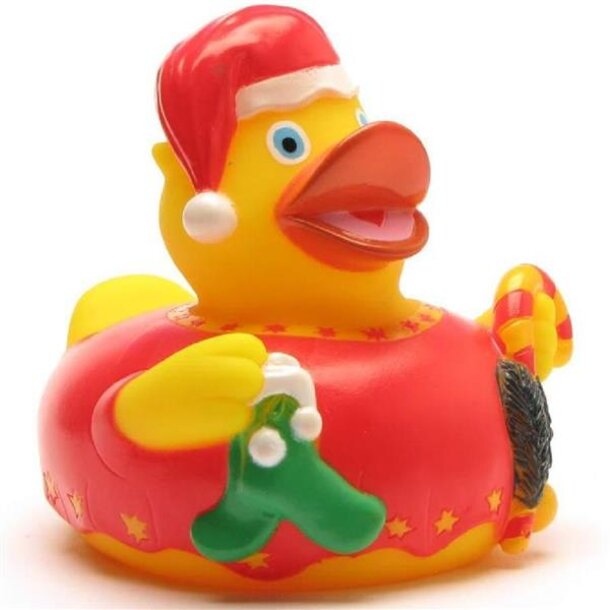 Weihnachtsmann Badeente