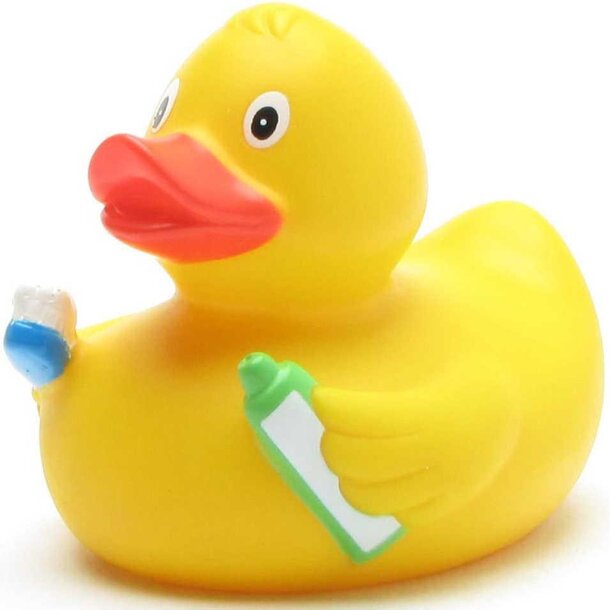 Zahnputzente Badeente