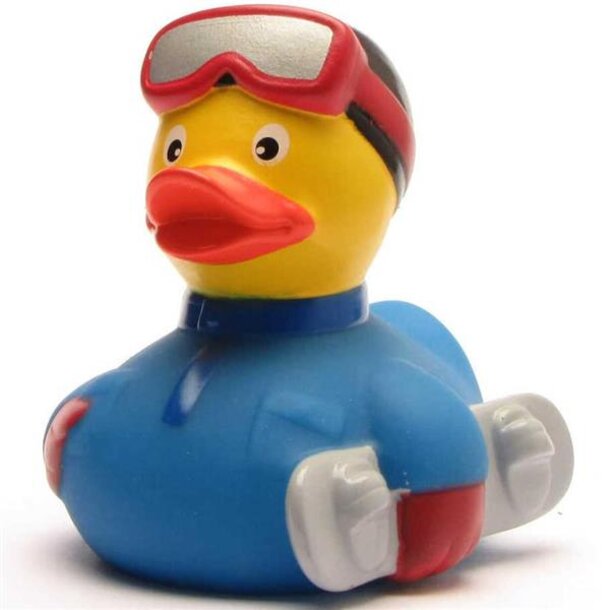 Snowboard Badeente