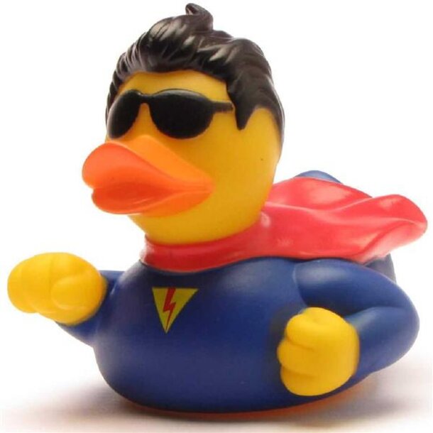 Superheld Badeente