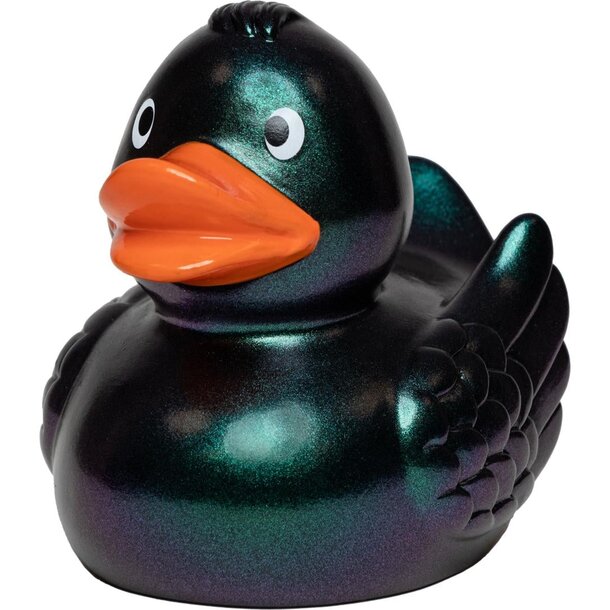 Metallic/grün Badeente