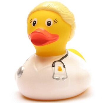 Ärztin Badeente -blond