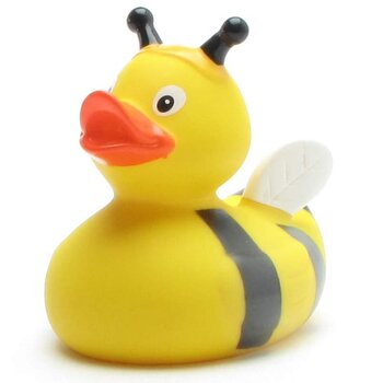 Biene Badeente