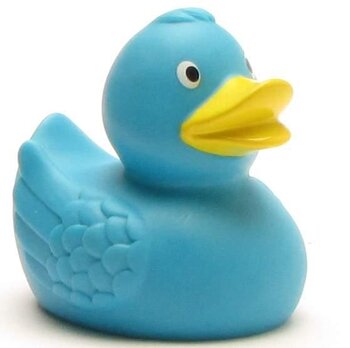 Badeente hellblau