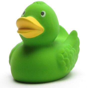 Naturkautschuk grün Badeente