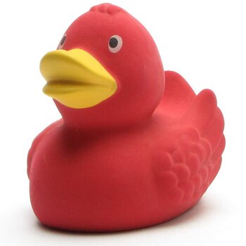 Naturkautschuk rot Badeente