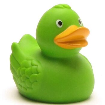Badeente grün