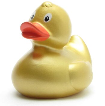 Badeente gold 8 cm
