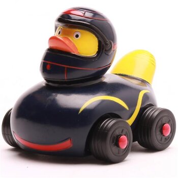 Duck on Wheels - blau Badeente