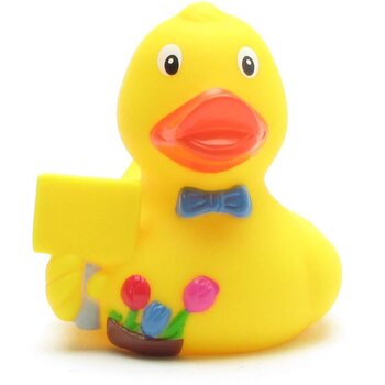 Ortsschild blanko Badeente
