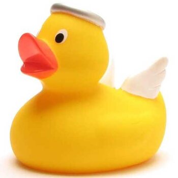 Engel gelb Badeente