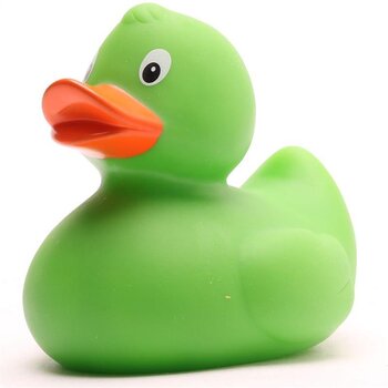 Badeente grün 8 cm