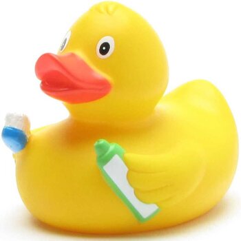 Zahnputzente Badeente