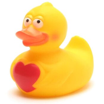 Herz Badeente