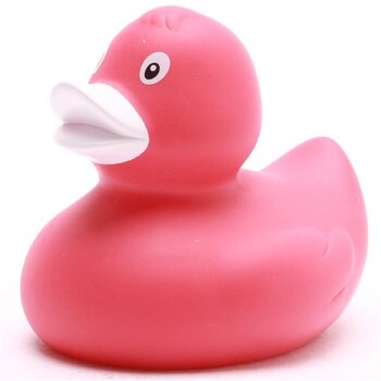 Badeente rot 6 cm