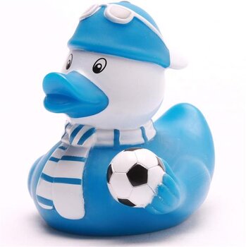 Fußball-Fan blau-weiss Badeente