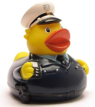 Polizist Badeente