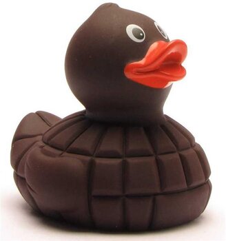 Schokoladen Badeente