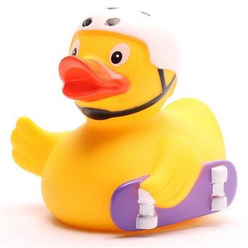 Skateboarder Badeente