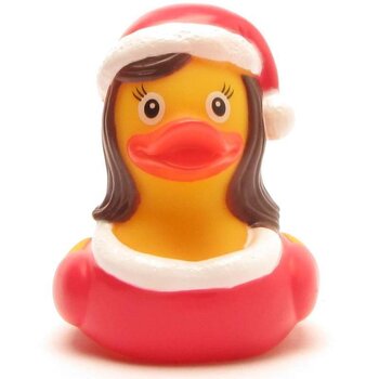 Weihnachtsfrau Badeente